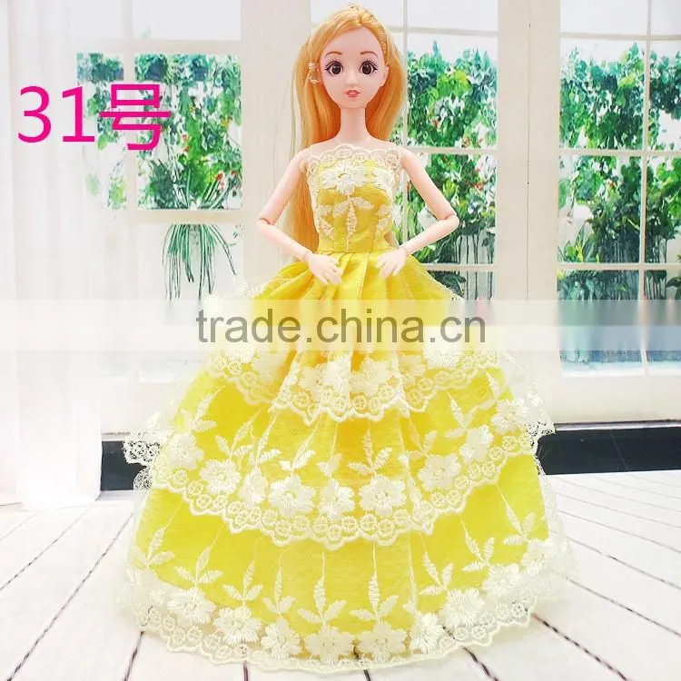 Wholesale 29cm barbie doll dress up games for girls