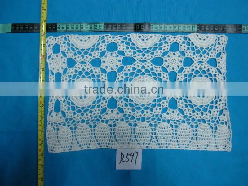 cotton crochet lace fabric pattern