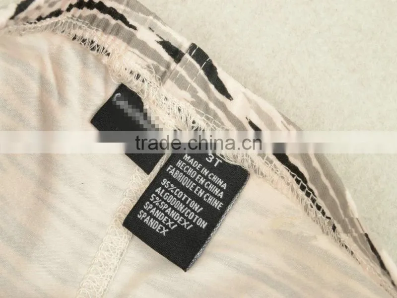 R&H fashion design 2015 leopard breathable Girls leggings