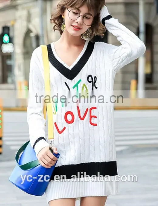 knitted sweater wool sweater design for girl