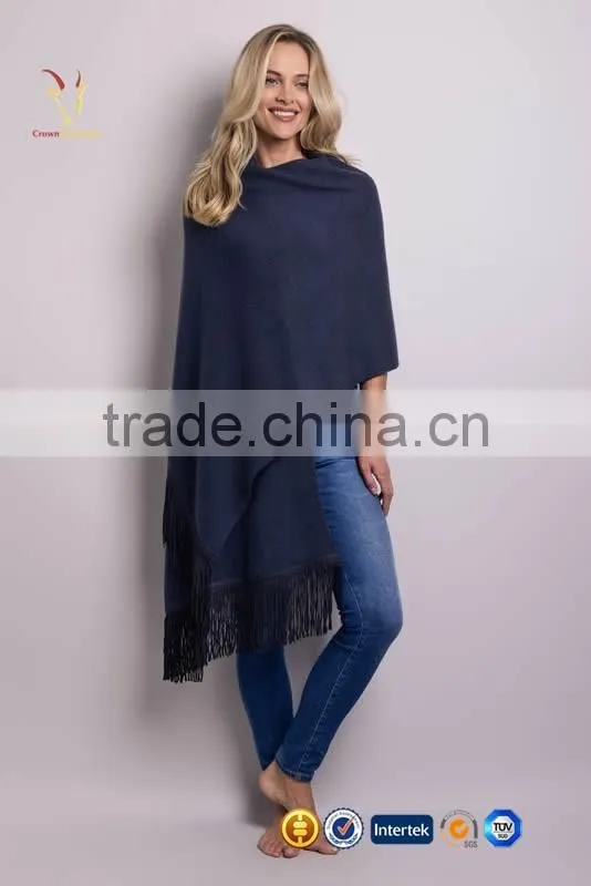 Chunky Knit Ladies Cape Girls Womens Shawls
