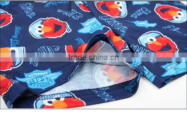 Summer 2pcs kids blue color pajamas,sleepwear