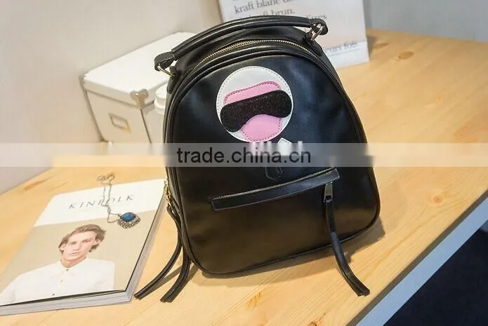 Ladies big size tote hollow bags women handbag with inner little shoulder bag