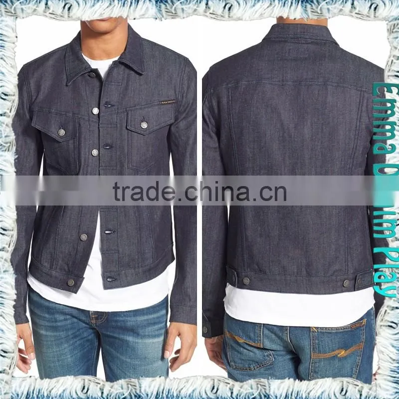 2015 New Fashion Design Mens Short Denim Jacket High Quality Cotton Outerwear