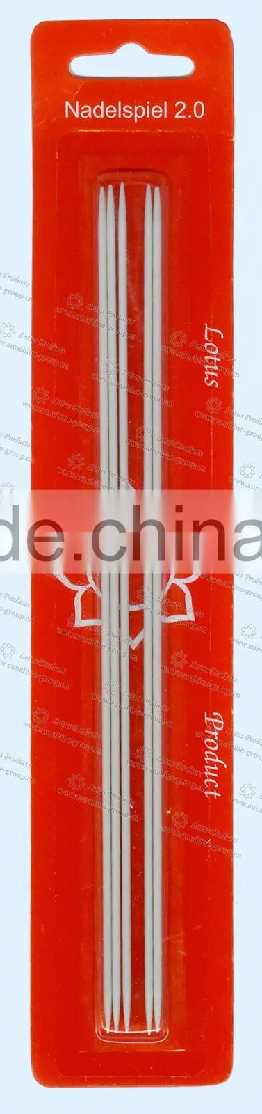 Sewing Products 3.5MM Double Points Sock Knitting Needle For Garment in Blister Packing
