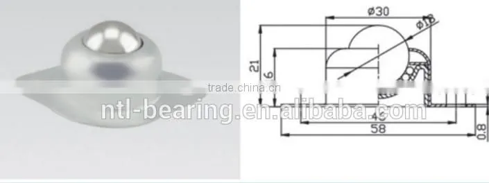 stainless steel ball transfer unit CY-25E universal ball