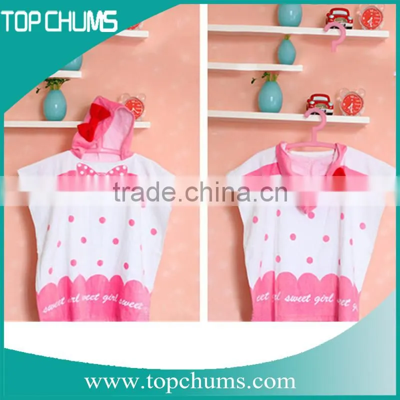 Baby cartoon baby bathrobe animal baby towel with hood