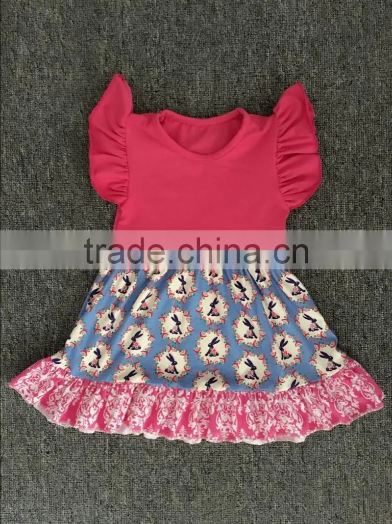 Boutique Easter dress lovely flutter soft Bunny dress lovely Easter dress