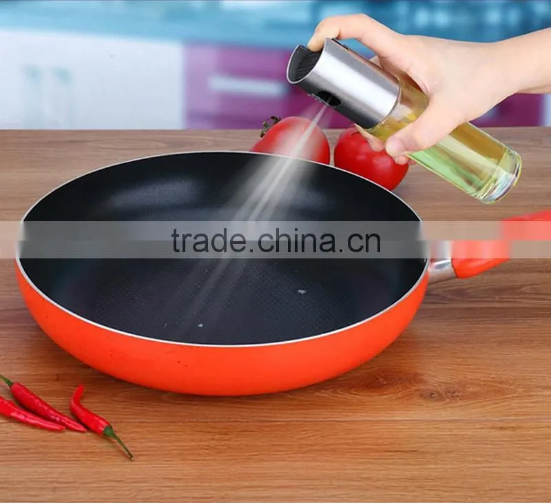 Hot sale 100ml oil bottle, stainless steel and glass olive oil mist spray bottle