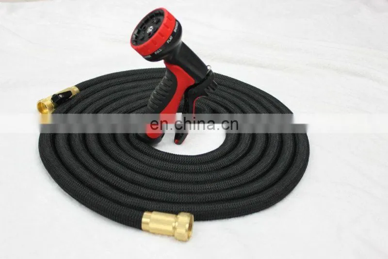 NEW Magic Hose Expandable garden hose 50FT 75FT 100FT Flexible WATER Hoses with Strongest Solid Brass Fitting