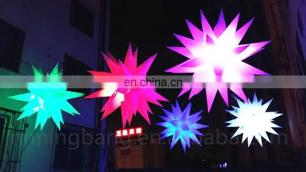 Ningbang hot sale 2018 inflatable stars for party decoration