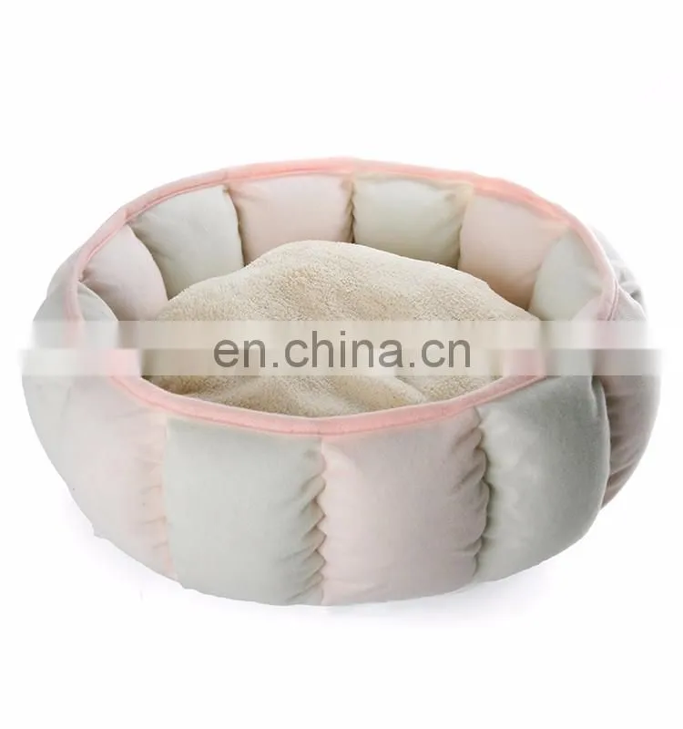 2016 new stlye Anti peel pumpkin fossa pet bed