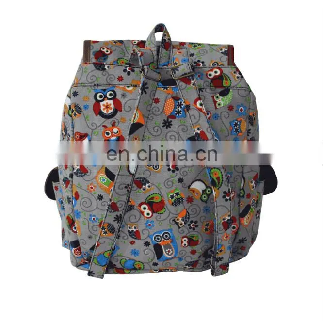 New arrival canvas camping travel bag backpack