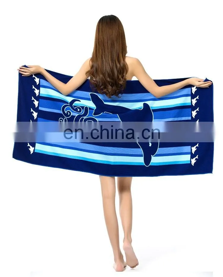 Printed custom beach towel