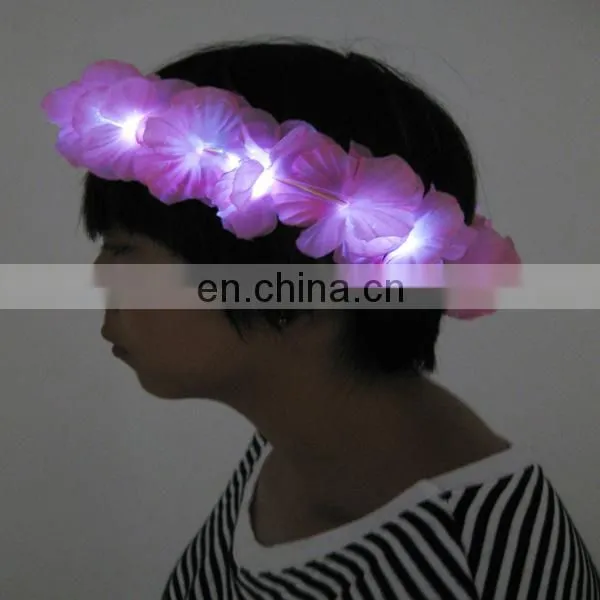 Festival led garland glovion led lighted flower garland wedding flower garland