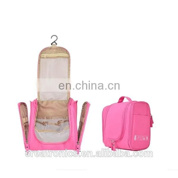 CR export products list new stylish portable travel wash purse beige ladies bags in china