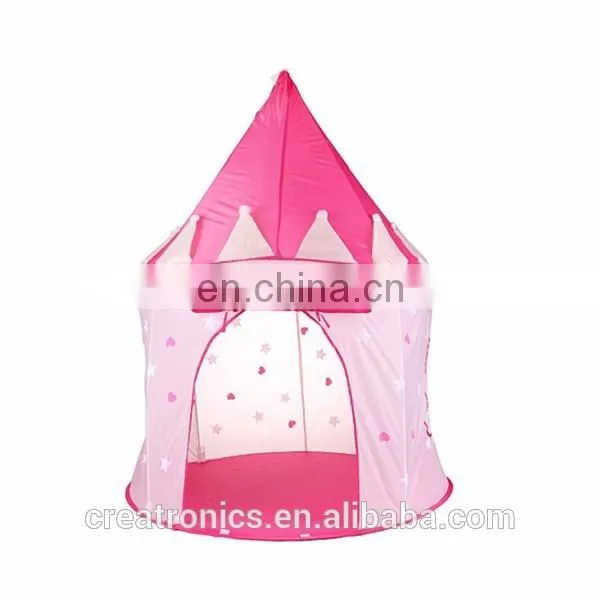 Kids Foldable Pop Up Play Tent Indoor Pink Dark Bule Play House Baby Outdoor Princess Castle Kid Play Tent