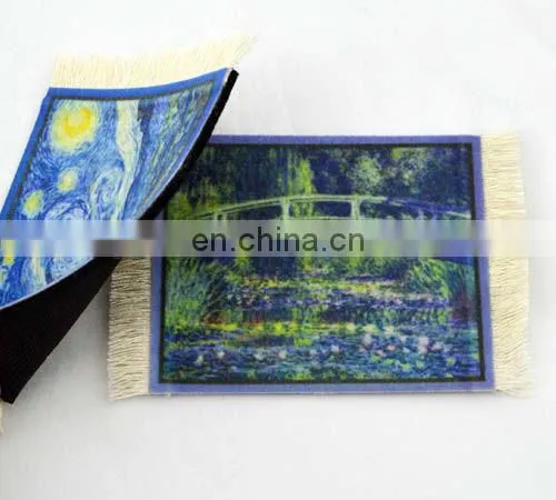 promotion rug design cup drink coasters