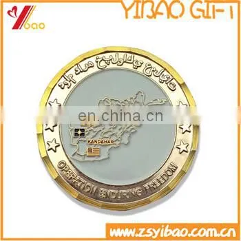 2015 cheapest seatile metal gold coins with antique plated