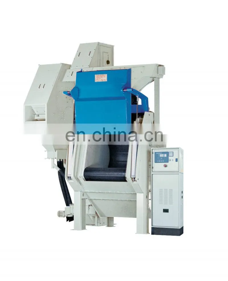 Automatic hook shot blasting machine