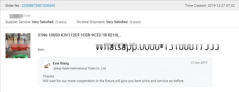 YY10V00001F1 SK135SR Hydraulic Pump K7V63DTP1X9R-0E23-1BV