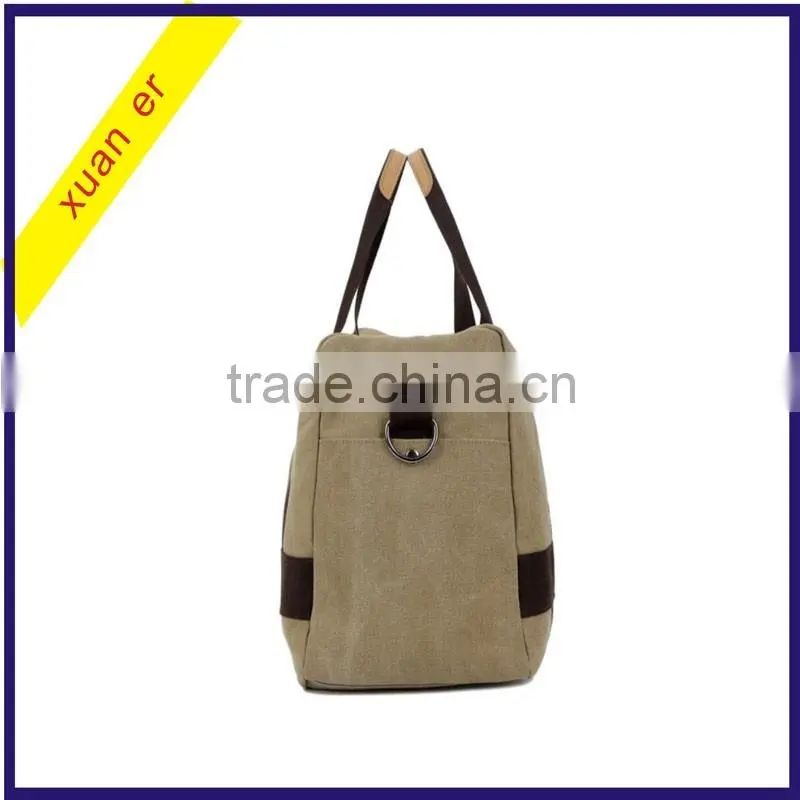 2016 New high quality canvas large capacity luggage bag for gym sport men and women