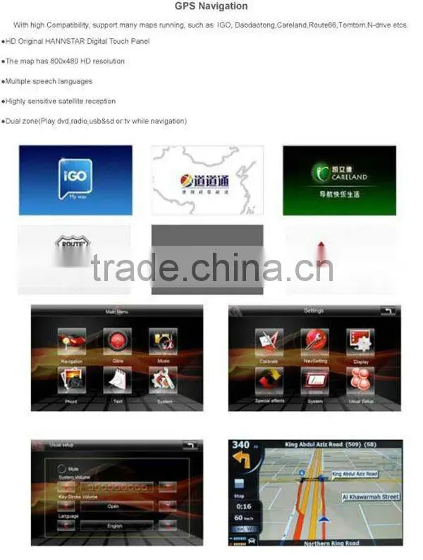 Factory price wince 6.0 car navigation system for Chevrolet Cobalt with GPS/Bluetooth/Radio/SWC/Virtual 6CD/3G /ATV/iPod/DVR