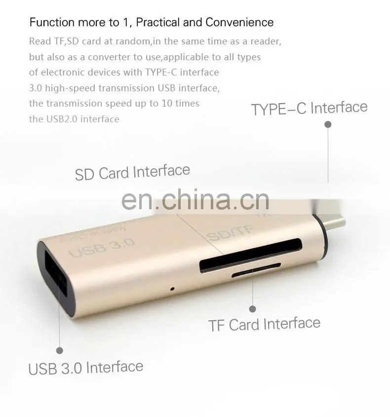 2018 New OTG reader USB 2.0 multi-function card reader/writter