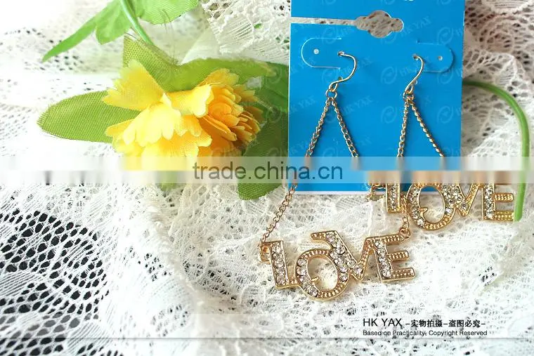 W1031 letter earrings fashion accessory,letter earrings manufacturers in china,china letter earrings