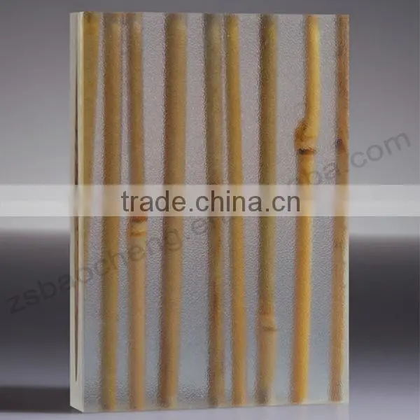 Multifunctional Top quality eco-friendly PETG tv wall decor bamboo