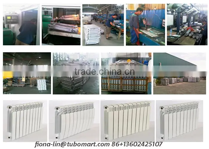 high quality aluminum radiator for floor heating system water pipe fittings radiators