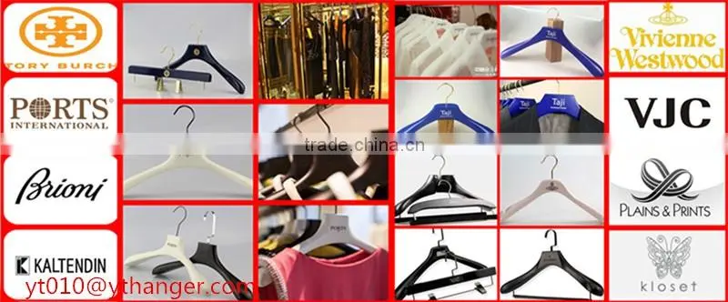 YY0527 blue kids flat wooden hanger custom wooden baby clothing wooden hanger