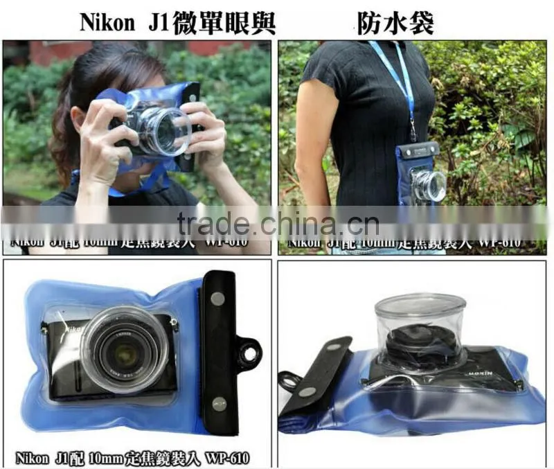 waterproof camera bag blue