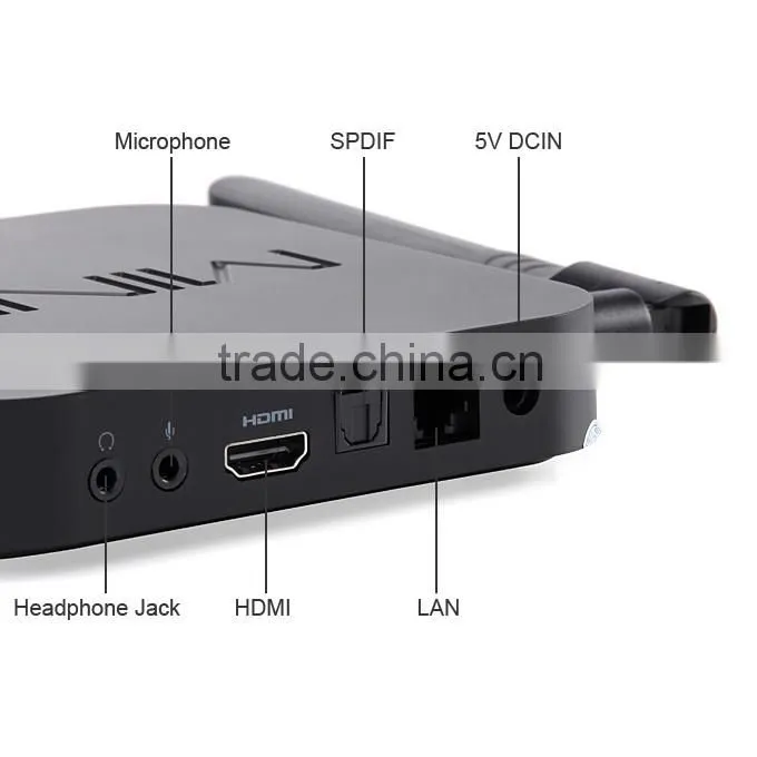 2016 Newest Android 5.1 tv box,bluetooth 4.1 amlogic s905 4k quad core android tv box Minix NEO U1