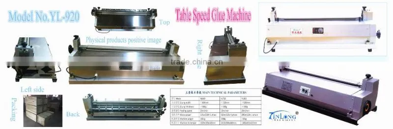 Table Model Velocity Modulation Rubber Hydraulic Engine,White Glue and Jelly glue Table Speed Glue Machine YL-1000