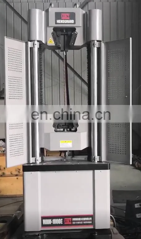 1000kn Steel strand casting method Universal Tensile Testing Machine