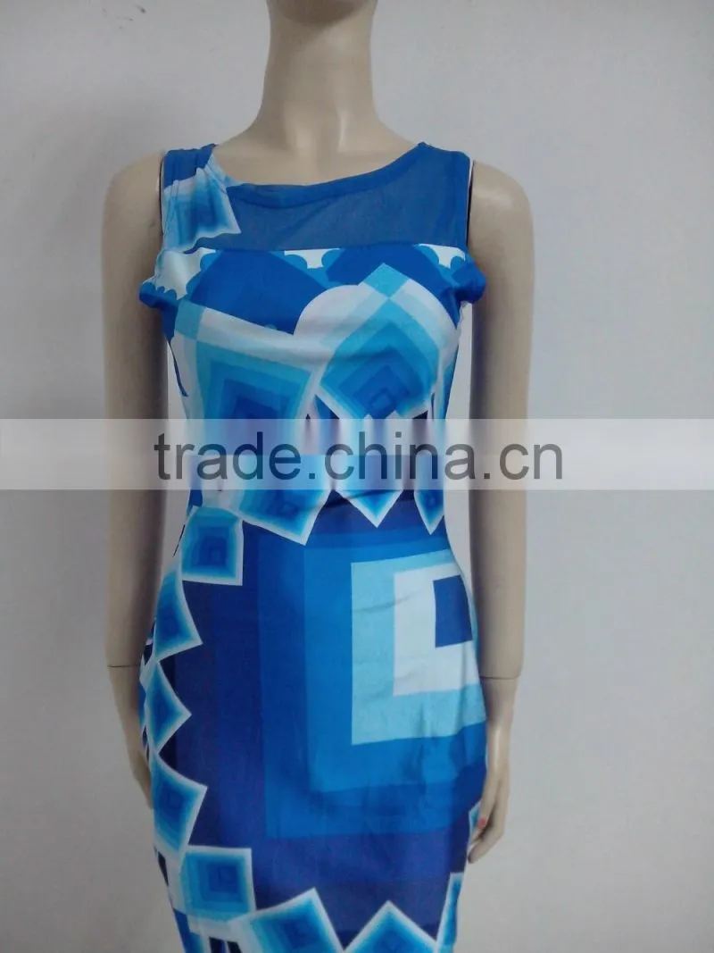 sleeveless fashion dress sexy night dress bodycon dress
