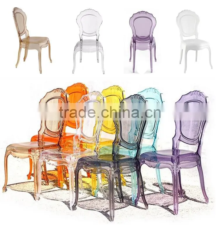 Manufacturer Supply Clear Resin Phoenix Wedding Chair