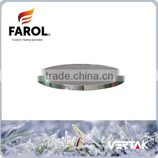 Steel parts for electric fireplace heater