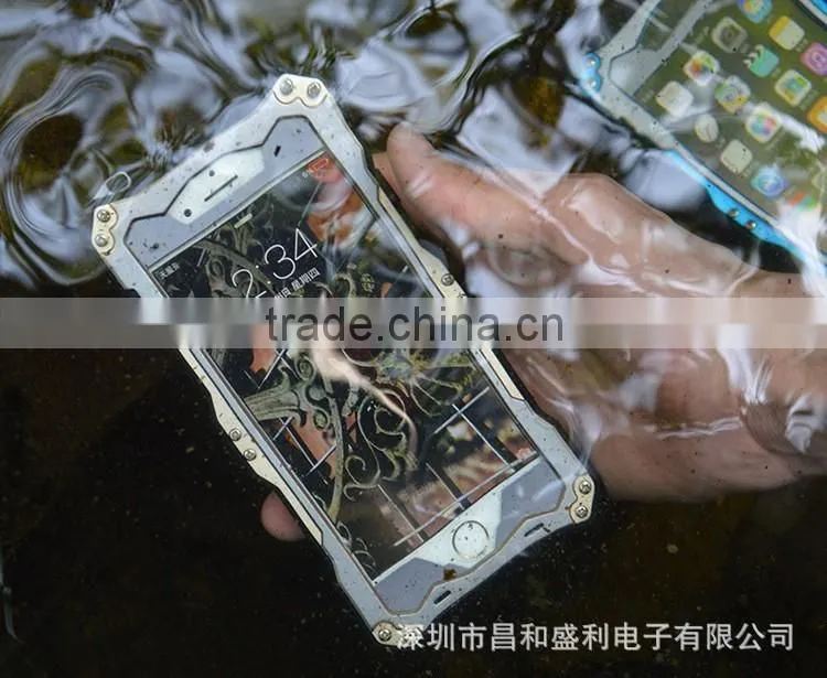 2014 new arrival hot selling R-JUST aluminum waterproof case for apple iphone 6