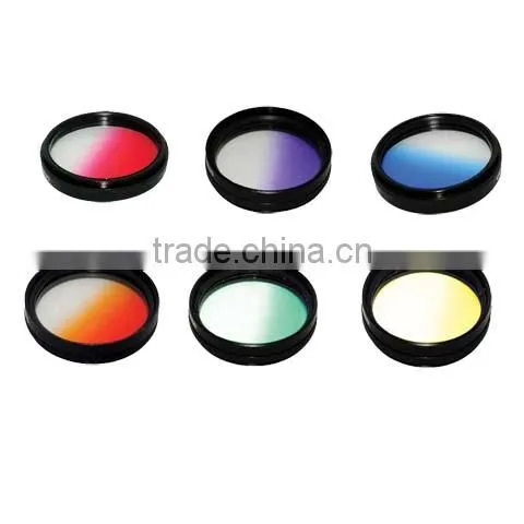 49mm Circular Gradient Lens Filter Blue Gradient