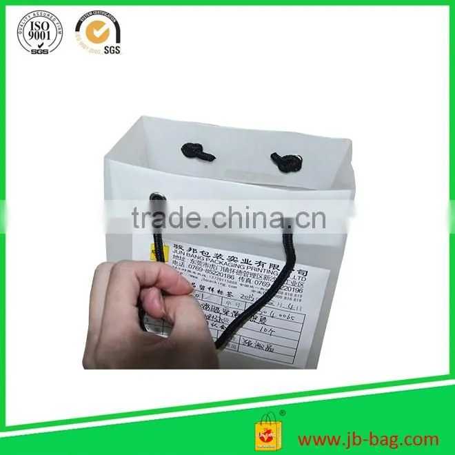 JUNBANG wholesale biodegradable LDPE/POLY plastic bag for shopping