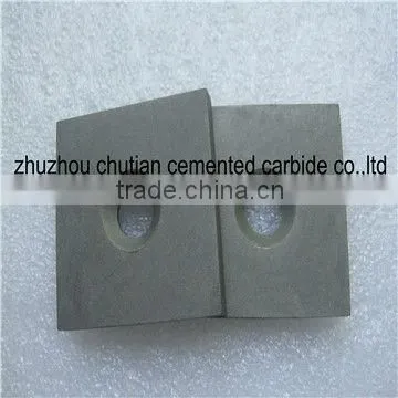 zhuzhuo factory suply high quality and cheapest hard metal alloyplate 36*36*5mm with hole