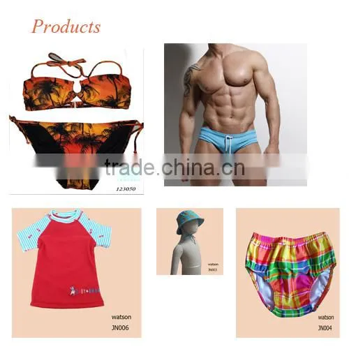 kids swimwear bucket hat 2-8Y swimming cap stock swimwear