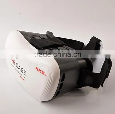 3D VR Fifth Generation Virtual Reality Glasses Innovative Design Fit for IOS, Android phones Series within 3.5~6.0 inches