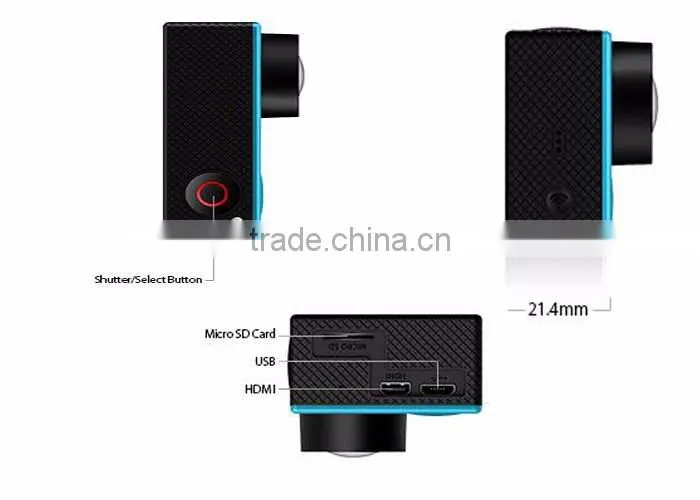 G2 2016 hot selling waterproof action cameras with wifi Professional Sports Camera