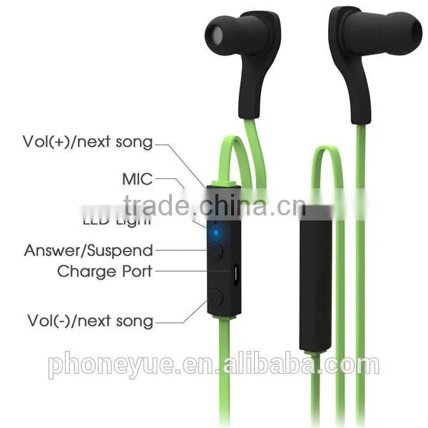 wholesale hands free in-ear wireless bluetooth headphones for cell phone