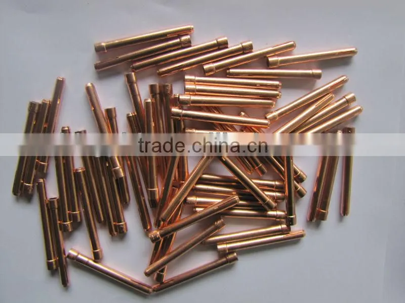 Tungsten electrode clamp