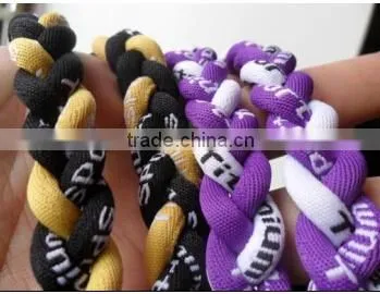 pendant titanium 3 ropes necklaces titanium magnetic balance sport custom necklace
