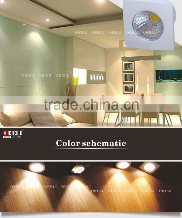 Indoor lighting round mini led spot light 1w